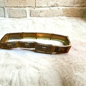 Vintage Elephant Gold & Silver Belt Mob Wife Ascetic Glam Retro